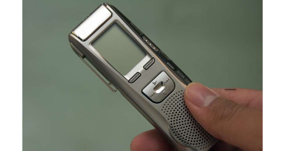 Micro gravador de voz espião